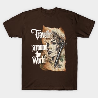 TRAVELLING AROUND THE WORLD T-Shirt